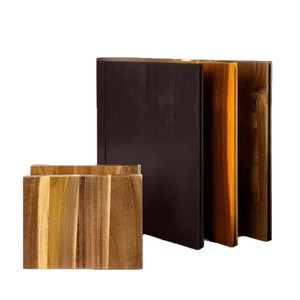 Huifa <b>Wooden</b> Book Style Cutting Board Set Acacia Wood Thickened Double Sided Anti Slip Kitchen Chopping <b>Block</b> Rectangle - Product Image 1