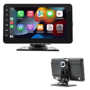 Rádio universal Carplay Multimídia Android 7 Polegadas Monitor de Carro sem fio para Carro Mp5 <span class=keywords><strong>Player</strong></span> DVR Tela Carplay portátil com Câmera - Product Image 1