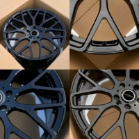 Jantes forgées personnalisées Wheelshome 5808F 21 22 23 pouces, noires, multi-rayons, légères, en alliage, pour Mercedes Classe G
