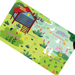 Magnifique livre d'images interactif sur le jardin, adapté aux enfants <span class=keywords><strong>de</strong></span> 3 à 6 ans, livres éducatifs pour enfants avec des illustrations colorées - Product Image 2