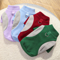 Manteaux de luxe pour chiens et chats, confortables, portables, élégants, à motif uni, taille XS, en polyester écologique, pour l'hiver, le printemps et l'automne
