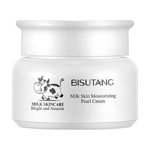 Bisutang Sữa Bead Mặt Kem Trẻ Hóa Kem Dưỡng Ẩm Thủy Phân Ngọc Trai Aloe Vera Axit Hyaluronic Cho Đêm Sử Dụng Tất Cả Các Loại Da - Product Image 1