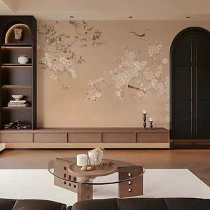 <span class=keywords><strong>Tapisserie</strong></span> brodée à thème naturel, artisanat traditionnel, art textile de luxe pour salon et bureau - Product Image 1