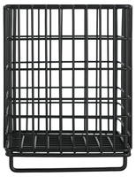 Support compact en fil de fer pour couverts, petit organisateur d'ustensiles de cuisine, support de rangement durable en métal pour baguettes, couteaux, fourchettes et cuillères