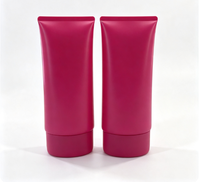 Tube en plastique PE vide thermoscellé à fond plat, couleur personnalisée, pour baume solide, stick de protection solaire, emballage cosmétique