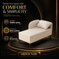 Chaise longue en cuir confortable de style moderne nordique, luxe léger, pour bureau, hôtel, salon, chambre à coucher
