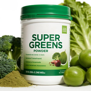 OEM Orgânico Super Greens Powder - 13 + Ingredientes Nutrientes-Densos com espirulina, chlorela e grama de trigo para o bem-estar diário - Product Image 4