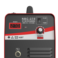Nouvelle machine à souder MIG/MMA/MAG portable de qualité professionnelle, 270 ampères, fil de 0,8 mm, sans gaz, électrique AC