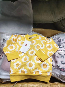 批发服装供应商混合品牌新密封库存厂家四季婴儿儿童库存 - Product Image 2