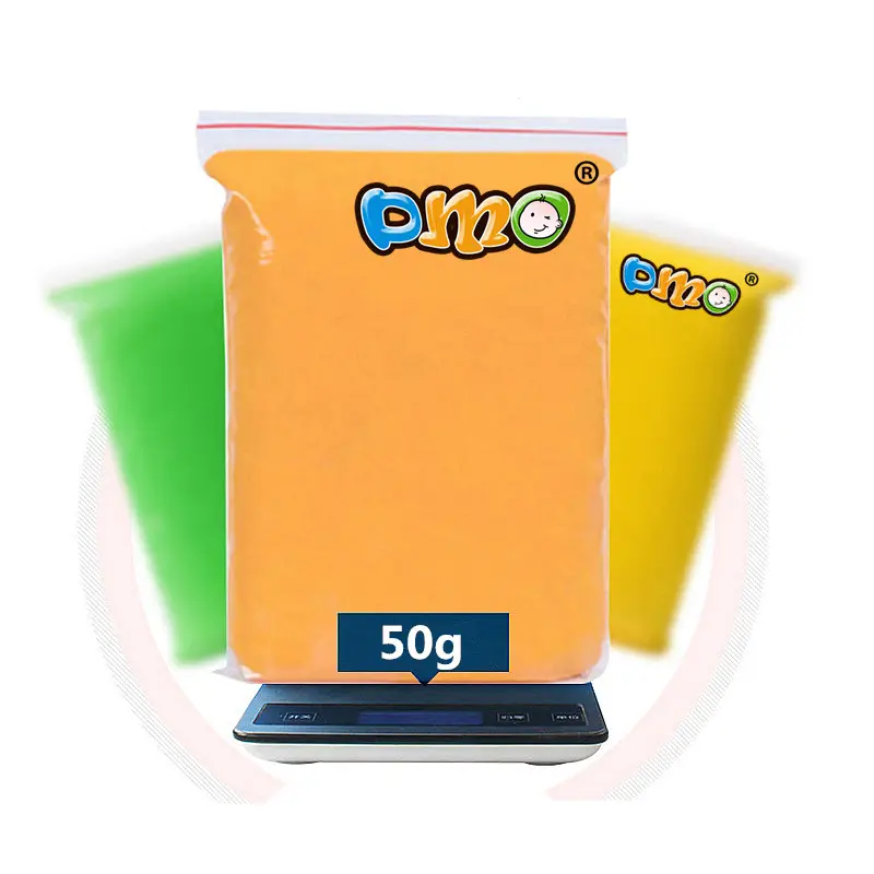 DMO 50g Weißer weicher Ton für Schleim zubehör-Modellierung von luft trockenem Ton Kunst lieferant Flauschiger Butters chleim für Kinder