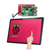 Monitor Táctil Compatible con Raspberry Pi 5, Panel LCD IPS con Pantalla Táctil Capacitiva, HDMI/VGA/USB/DP/DVI, 15.6, 18.5, 21.5, 24, 27 Pulgadas