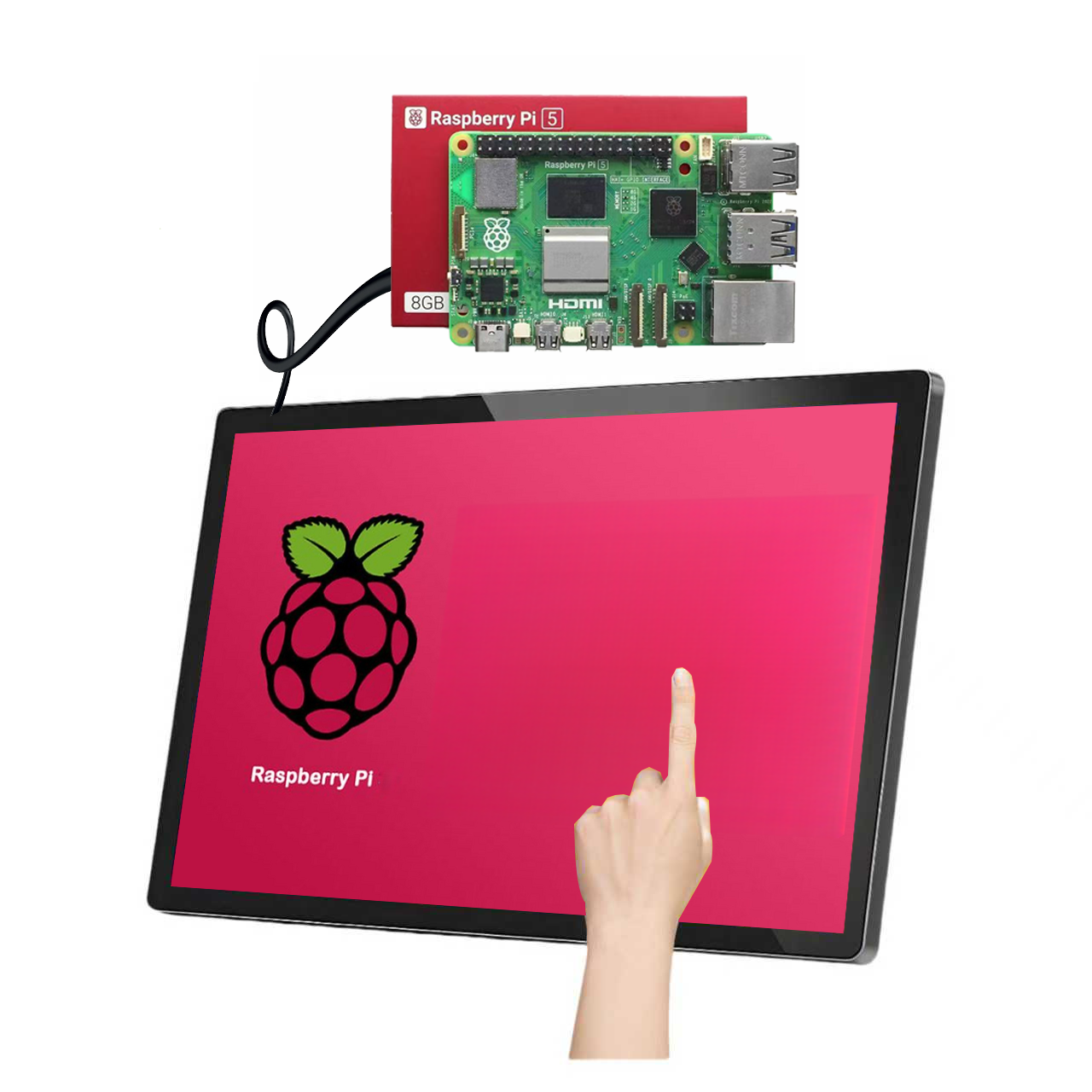 15インチラズベリーpiタッチモニター のプロのバイヤー向け高度な機能