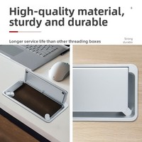 Boîte de gestion de câbles de bureau, cache-câbles pour ordinateur, en plastique, 110*210, moderne, minimaliste, durable, accessoire de mobilier