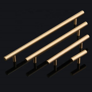 Phần Cứng Tủ Chải Đồng Thau <span class=keywords><strong>Euro</strong></span> <span class=keywords><strong>Style</strong></span> Bar Xử Lý Kéo Tủ Quần Áo Xử Lý - Product Image 3