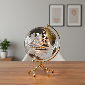 Wellfun อะคริลิกแบบหมุนได้20ซม. 25ซม. ของขวัญธุรกิจของขวัญคริสต์มาสแปลกใหม่ลูก<span class=keywords><strong>โลก</strong></span>ตกแต่ง - Product Image 3