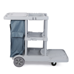 YEKALON Commercial Cleaning Hotel Bar Janitorial Trolley Cleaning Supplies <strong>Service</strong> <strong>Cart</strong> - Product Image 4
