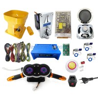Super simulateur de moto kit de bricolage manette d'arcade pour enfants pour jeu de course à pièces