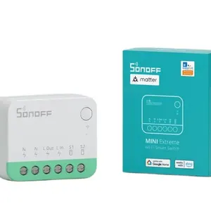 Sonoff Mini Extreme Wi-Fi Smart Switch Bestuurt Alle Slimme Apparaten Via App En Zorgt Voor Verbeterde Veiligheid En Betrouwbaarheid