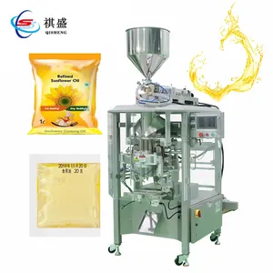 Olive Palm Cooking Oil Sachet Filling Packaging Machine Sunflower Coconut Sesame Soybean Oil Mini Pouch Bag Packing Machine