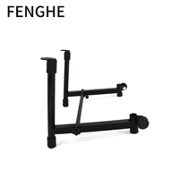 Support de clavier en fer robuste pour instruments de musique à double plateau – Idéal pour les professionnels