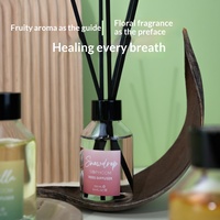 Topverkochte Bloemige Fruitige Geur Vlamloze Aromatherapie Giftset Voor Thuisgebruik, Blijft 15-30 Dagen Aanhouden, Luchtverfrissend en Ontspannend