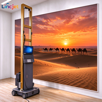 Imprimante murale UV LINCJET LC-A2 pour mur en béton, machine d'impression murale numérique mobile pour la décoration des murs en ciment