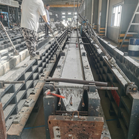 Molde Rectangular de poste de hormigón a precio de fábrica, moldes de poste de hormigón cuadrados huecos, molde de poste de hormigón de acero