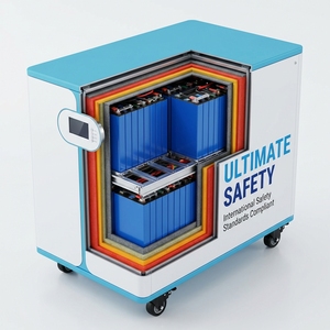 <b>48V</b> 51.2V <b>Battery</b> 200Ah 10kWh Powerwall Solar Lithium for Home Energy Storage Systems With Smart BMS HY-006-01 Ultra-long Deep C - Product Image 5