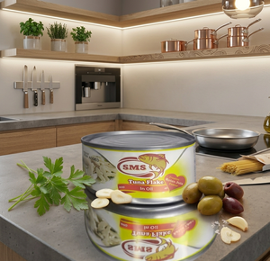 Deliciosas hojuelas de atún en aceite 170gr, ricas en proteínas y omega 3, listas para comer, mariscos de Manado, Indonesia, benefician la salud del corazón y el cerebro. - Product Image 2