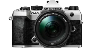 Appareil photo hybride OM System OM-5 Mark II noir et argent avec objectif 12-45mm F/4 Pro et objectif 14-150mm F/4-5.6 II 4K OM System OM - Product Image 6