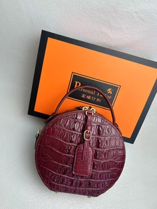 Sac à bandoulière pour femme en cuir véritable personnalisable, doublure en cuir de crocodile 100%, fermeture éclair, sangle réglable, design portable et tendance - Product Image 4