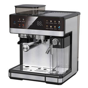 Macchina per Caffè Espresso Semi-Automatica Commerciale con Serbatoio per Latte e Macinacaffè Integrato per Uso Domestico, Produzione Aifa - Product Image 4