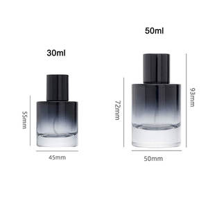 Cilinder 30Ml 50Ml Gradiënt Zwarte Krimp Hals Lege Glazen Parfum Spuitfles Met Magnetische Dop - Product Image 6