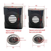 Machine à graver Broche Carré Refroidi par air Couvercle de ventilateur Accessoires Carter moteur Girouette