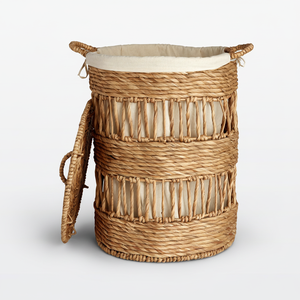 ตะกร้าหวายทรงกลมทำด้วยมือสำหรับใส่ของในบ้านและโรงแรมหรือห้องนั่งเล่นตะกร้าใส่ของสำหรับซัก2025 - Product Image 1