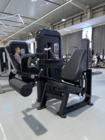 Machine d'entraînement professionnelle robuste en acier réglable de haute qualité pour flexions des jambes et des bras en position assise, idéale pour les équipements de gym.