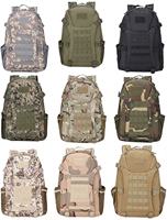 Sac à dos tactique imperméable en Oxford 600D, camouflage Molle, pour la chasse, le camping, les sports de plein air, doublure en nylon