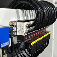 Motor de Rodamiento Automático con Control PLC para Trabajo en Alta Temperatura, Muebles de Madera, Puertas de Gabinetes de Cocina de MDF, Membrana de Vacío con Calor