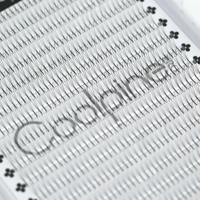 Coolpinepro Extensions de cils pré-fabriquées et éventails préformés 3D 0.07 CC Racine longue 16 RANGÉES