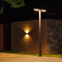 Lampadaire de jardin LED minimaliste moderne 3m 4m Lampadaire électrique pour jardin parc Alimentation AC/DC