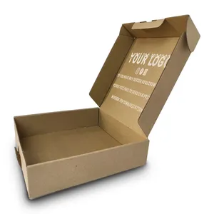Оптовая Продажа с фабрики, складные коробки из гофрированного картона с логотипом на заказ