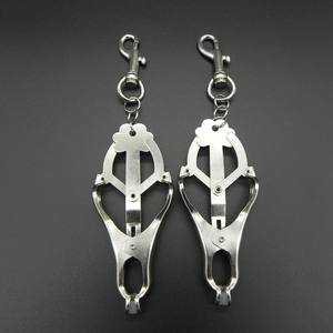 Nieuw Type Verstelbare Zilveren Metalen Tepel Klem Seksspeeltjes Sterke Borst Klemmen - Product Image 2