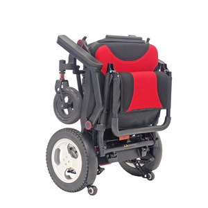 Silla de ruedas eléctrica de pie asistida por energía con motores duales y batería de larga duración - Product Image 5