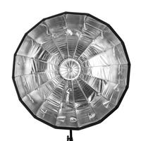 Triopo KL-105 105CM Boîte à lumière pliable argentée à verrouillage rapide avec monture Bowens