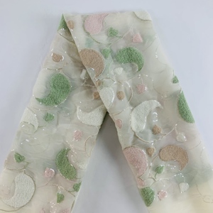Tessuto in Pizzo di Lusso con Perline per Abiti da Sposa, Tessuto in Pizzo con Perline Fatte a Mano, Tessuti in Pizzo di Lusso per Feste - Product Image 6