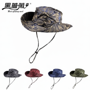 Cappello da secchio mimetico rapido e asciutto estivo all'aperto spiaggia Rash Guard alpinismo berretto da sole all'ingrosso - Product Image 1