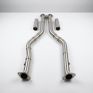 Pour Lexus GSF/GS F 5.0L V8, échappement avec soupape, silencieux à commande à distance, acier inoxydable, finition polie miroir, épaisseur 1,2 mm - Product Image 2