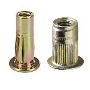 Remache Plano Personalizado de China, Remache Roscado Galvanizado de Acero, Latón, Aluminio, 10mm, M4, M5, M20, M8, M3, M12 - Product Image 1
