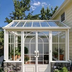 Solárium Moderno Personalizado |   Casa de Vidrio Templado Doble Resistente a la Intemperie, Alta Transmitancia de Luz para Patio Exterior Residencial - Product Image 1