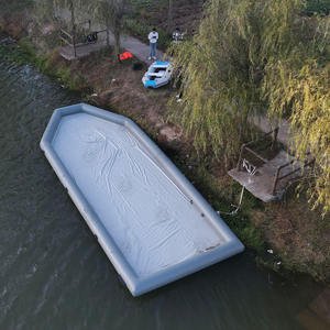 Dock gonflable portable pour <span class=keywords><strong>petit</strong></span> <span class=keywords><strong>bateau</strong></span> de pêche, <span class=keywords><strong>bateau</strong></span> à <span class=keywords><strong>moteur</strong></span>, anti-salissure, quai flottant, stockage facile, usage domestique - Product Image 1
